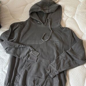 Give Serve Love Hooded Sweatshirt - Charcoal Gray
